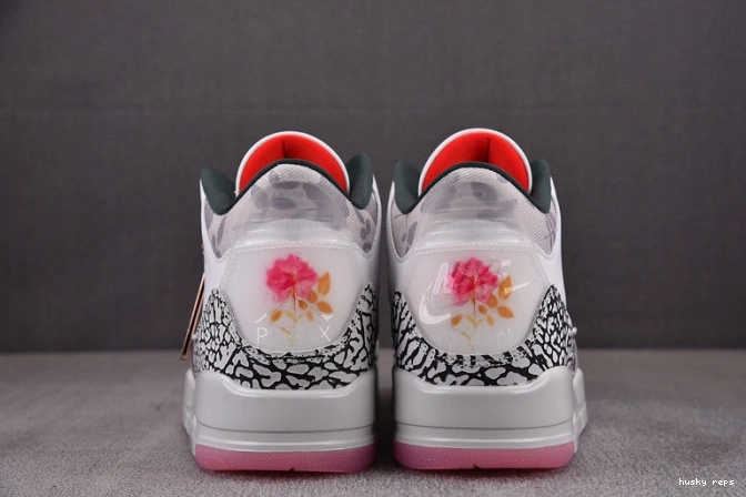 Rep Husky Jordan 3 Retro HM6993-100 Wings 0809